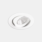 Downlight Play Flat Round Adjustable 17.7W 3000K CRI 90 21.9º DALI Satin aluminium IP23 1689lm