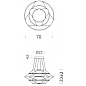 DRP LNN 51 Nemo Drop 5 SP LED современный подвесной светильник чёрный — фото 1