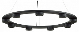 6631/75L Odeon Light Turman подвесной светильник кольцевой черный