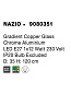 9080351 NAZIO Novaluce светильник LED E27 1x12W 230V IP20