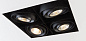 Mini multiple trimless 1x LED retrofit встраиваемый в потолок светильник Modular