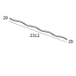 INFORM R4 DOWN 92748 W-B белый Delta Light накладной потолочный светильник