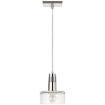 Iris Single Pendant полированный никель с прозрачным стеклом