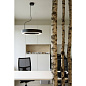 133840 SLV MEDO RING pendant, LED, black, Ã 60 cm подвесная кольцевая люстра — фото 8
