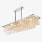 Потолочный светильник Pentagon Rectangular Chandelier Bella Figura CL440 — фото 4