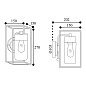 Уличный настенный светильник Cubic for Outdoor Moretti Luce 3372.E27 — фото 20