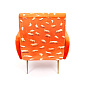 Seletti wears Toiletpaper Тканевое кресло с подлокотниками Seletti PID403086