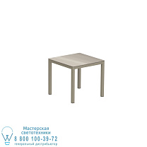 СТОЛ TABOELA 80X80CM ПЕСОК С КЕРАМИЧЕСКОЙ СТОЛЕШНИЦЕЙ СЕРО-СЕРЫЙ Royal Botania