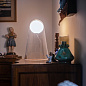 FN285021D_15 Foscarini Satellight TL LED дизайнерский настольный светильник из выдувного стекла прозрачный — фото 7
