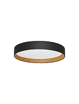 Triac Dimmable Sandy Black Aluminium Wood & Acrylic LED 50 Watt 220-240 Volt 3166Lm 3000K IP20 D: 60 H: 9 cm