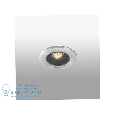 70304 GEISER Grey orientable inox ceiling recessed встраиваемый в потолок светильник Faro barcelona