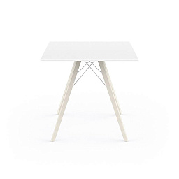 Faz wood dining table 80x80x74 Vondom Faz Стол