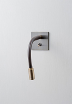 Chocolate with Antiqued Brass