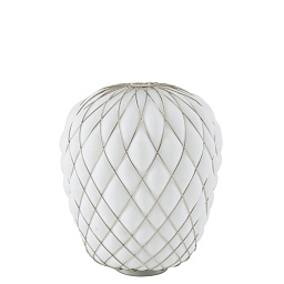 F434010550CBNE Fontana Arte Pinecone настольная лампа с рельефным стеклянным плафоном в форме шишки