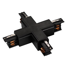 026143 Arlight 3ph track Arlight 4TR крестовой соединитель черный для трехфазного трека 4TRA