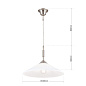 HL 6-1404/1 satin/447 opal Art Design Orion подвесной потолочный светильник — фото 6