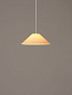 MT4PA02 Santa & Cole Sísísí Cónicas Planas SÍSÍSÍ CÓNICAS PLANAS LAMPSHADE STITCHED BEIGE PARCHMENT. ME подвесной светильник — фото 2
