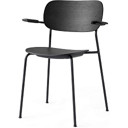 71145-004514 Audo Copenhagen Co Chair Обеденный стул Co, черный, стальной, с подлокотником