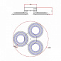 10215/6LED Escada Ice потолочный светильник, 18Вт, 3000, 4000, 6000K, 7290лм, белый — фото 4