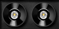 BLACK FOSTER TRIMLESS 2 потолочный встраиваемый светильник, Arkoslight
