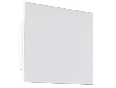 настенный светильник прямоугольной формы из керамики с рассеянным светом