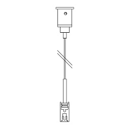 TGL-ON - CABLE SUSPENSION SINGLE 1,6m Delta Light OPTIONS