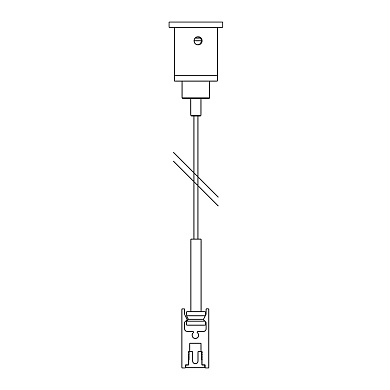 TGL-ON - CABLE SUSPENSION SINGLE 1,6m Delta Light ILP