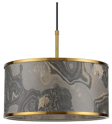 5064/1 Odeon Light Bergi подвесной светильник цилиндрический с бронзовым корпусом