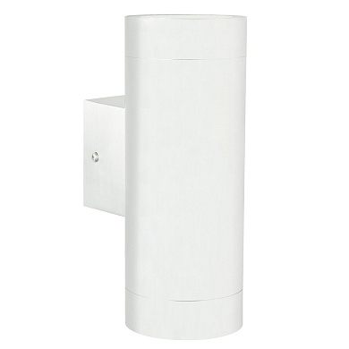 настенный светильник белый цилиндрический для фасада
