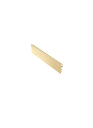 D95Z11 60cm - Golden aluminium Fabbian Tile настенный линейный светильник длиной 60 см из золотистого металла