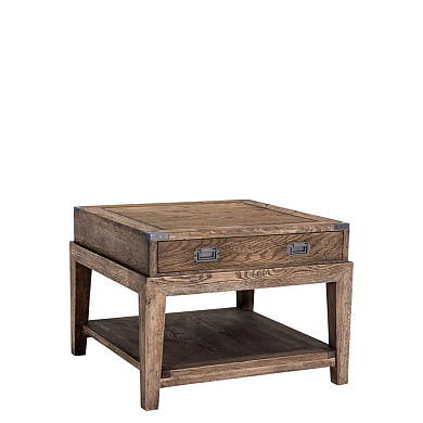 110739 Side Table Military smoked oak SIDE TABLES Eichholtz