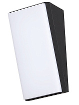 Dark Anthracite Aluminium Acrylic Diffuser LED 12 Watt 1080Lm 3000K 220-240 Volt 50Hz Beam Angle 108° IP65 L: 9 W: 7 H: 18 cm