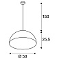 155930 SLV FORCHINI M PD-1 pendant, A60, round подвесной светильник — фото 13