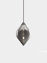 Подвесной светильник Tom Dixon Flare Top - Серебро Боросиликатное Стекло