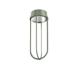 Flos In Vitro потолочный светильник цилиндрической формы зелёного цвета