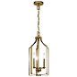 Morrigan 21" 3 Light Foyer Pendant Natural Brass подвесной светильник 42499NBR Kichler — фото 1