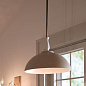 Fira 1 Light Pendant Greige, White and Natural Brass подвесной светильник 52476GRG Kichler — фото 2