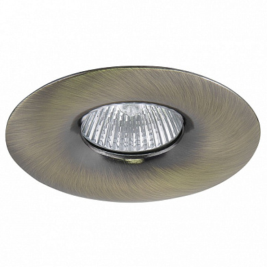 встраиваемый потолочный светильник бронзовый античный