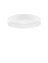 Triac Dimmable Sandy White Metal, Aluminium & SiliconeLED 49Watt 220-240Volt 2385Lm IP20 2700-3000-4000K CCT by Dip Switch Up & Down Light D:45 H:10 cm