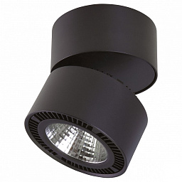 214837 Lightstar Forte muro led накладной потолочный прожектор черного цвета