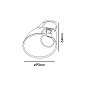 02100601 Faro FRESH White wall washer GU10 светильник — фото 3