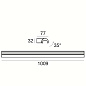 HALFPIPE Светодиодный настенный светильник из алюминия Linea Light Group PID314140 — фото 15