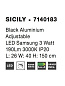 7140183 SICILY Novaluce настенный светильник LED Samsung 3Вт 190Lm 3000K IP20 — фото 3