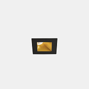 Downlight Play Deco Asymmetrical Square Fixed 17.7W 3000K CRI 90 21º DALI Gold/Black IP54 1554lm