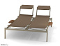 SHINE Алюминиевый шезлонг Double Recliner emu — фото 7
