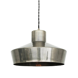 MLP327 Mullan Lighting Elegance одноламповый подвесной светильник с латунным индустриальным купольным плафоном