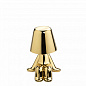 43001SM Qeeboo Golden Brothers Sam портативный настольный светильник с тач-диммером глянцевый золотой — фото 2