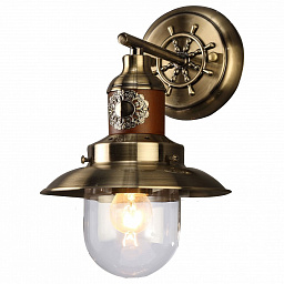 A4524AP-1AB Arte Lamp Sailor настенное бра в ретро-стиле с металлическим абажуром