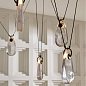 Люстра Arteriors Melt, дымчатое стекло и английская бронза — фото 2