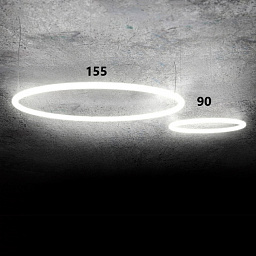 Alphabet Of Light Circular 155 SP Artemide Alphabet подвесной светильник кольцевой формы со светодиодной подсветкой